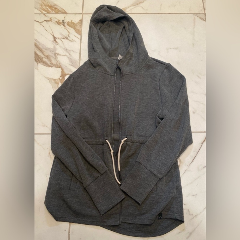 Varley Colby Hooded Zip Up Sweatshirt - L